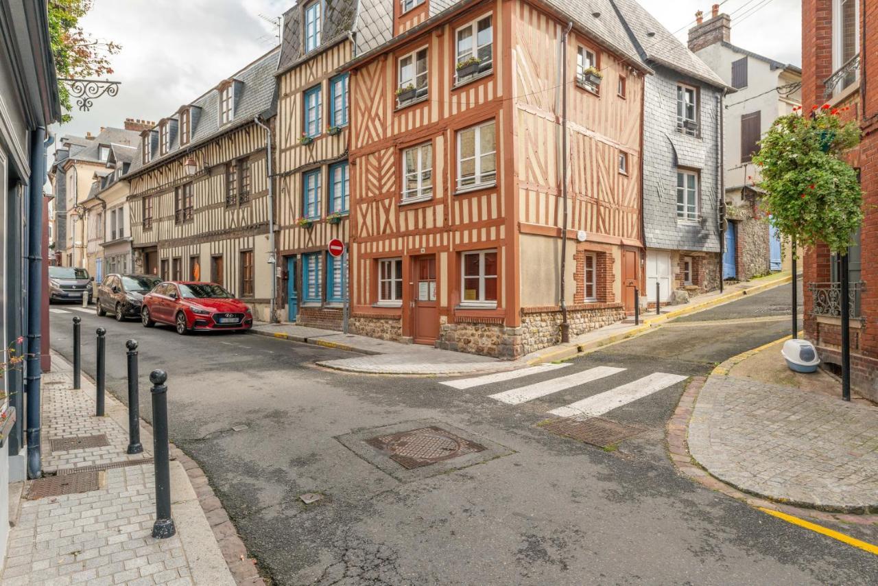 Greeter-Nid Douillet A 5 Min Du Port De Honfleur Apartment Exterior foto